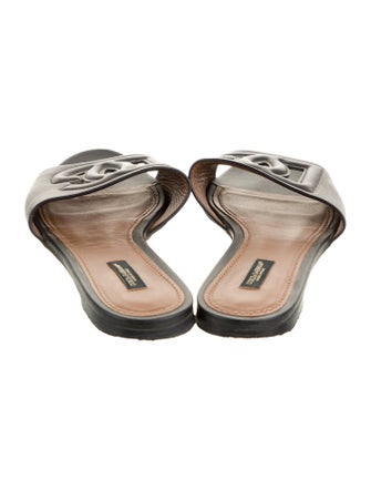 Dolce & Gabbana Leather Slides