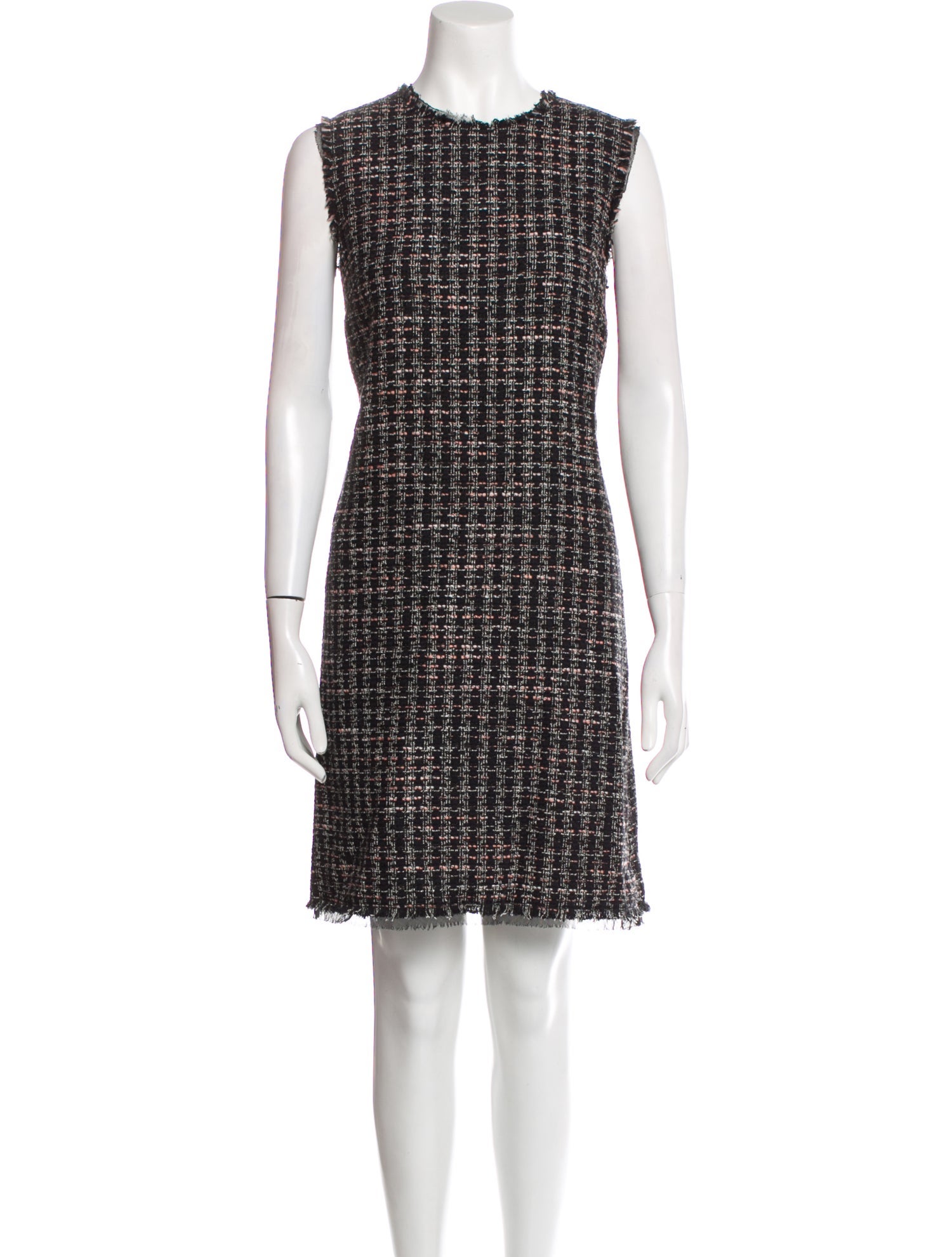 Dolce & Gabbana Tweed Pattern Mini Dress