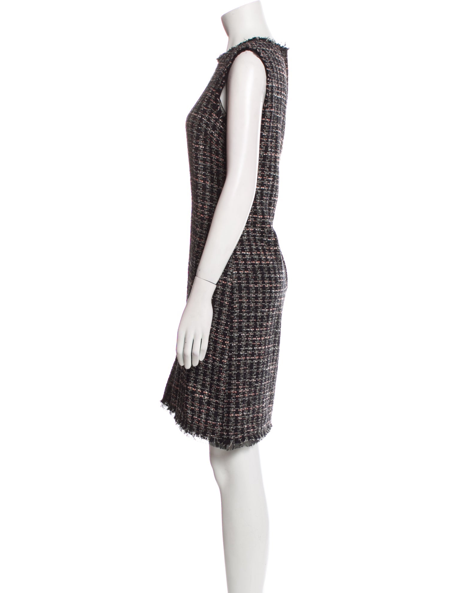 Dolce & Gabbana Tweed Pattern Mini Dress