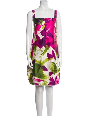 Dolce & Gabbana Dresses Silk Knee-Length Dress L