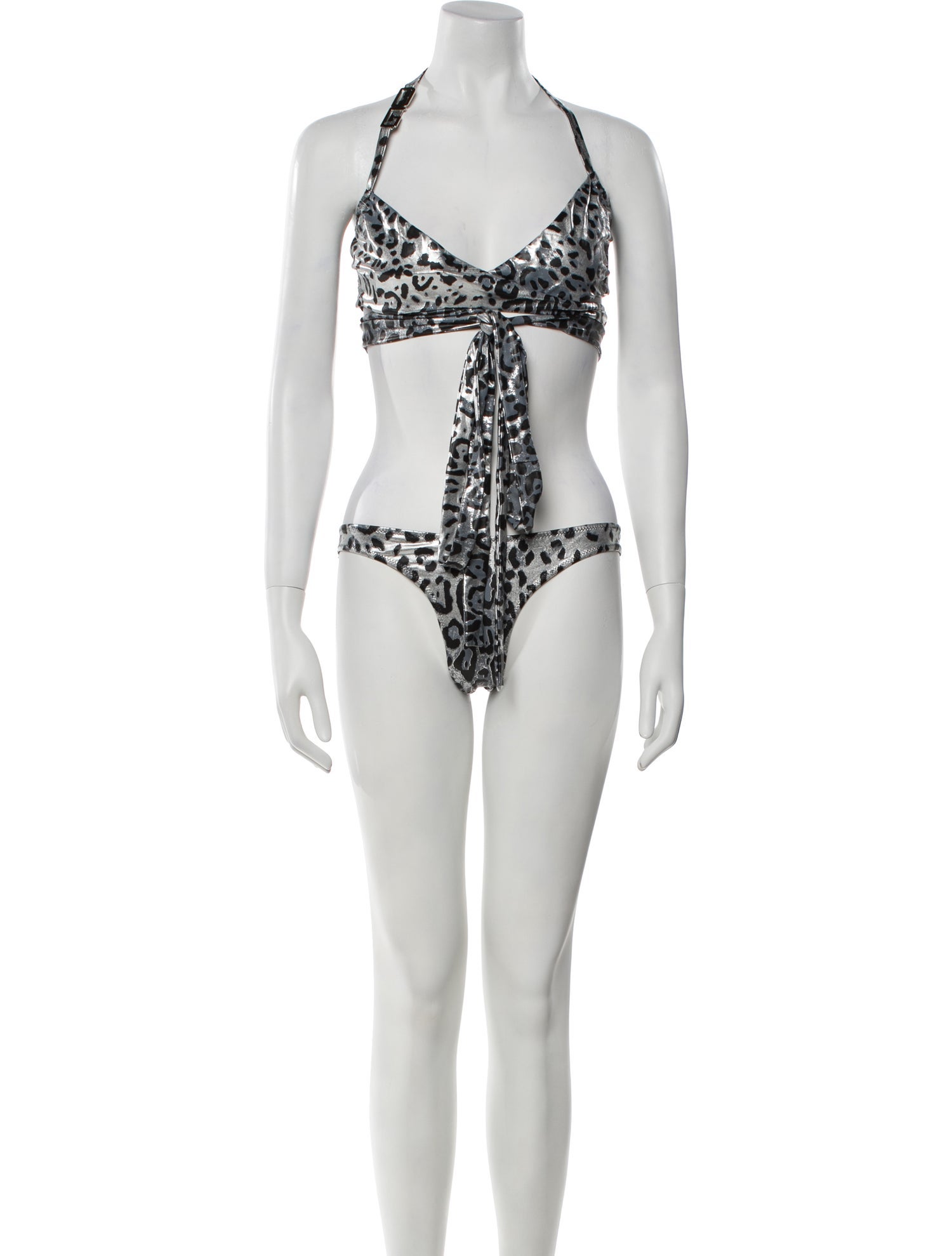 Dolce & Gabbana Animal Print Bikini w/ Tags
