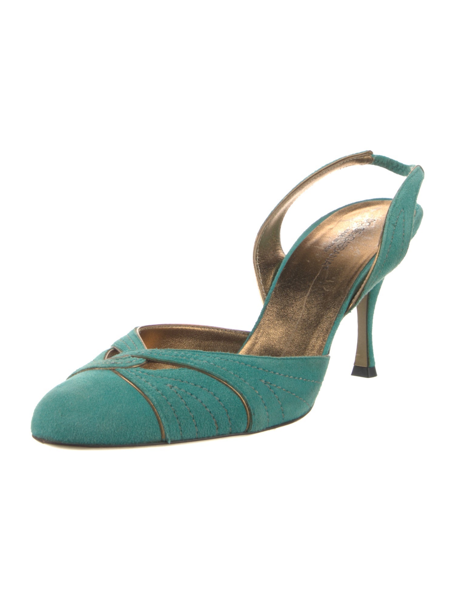 Dolce & Gabbana Suede Slingback Pumps