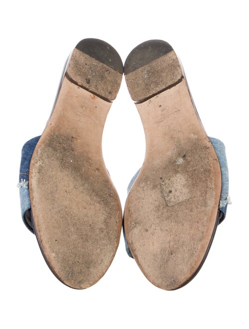 Dolce & Gabbana Denim Printed Slides