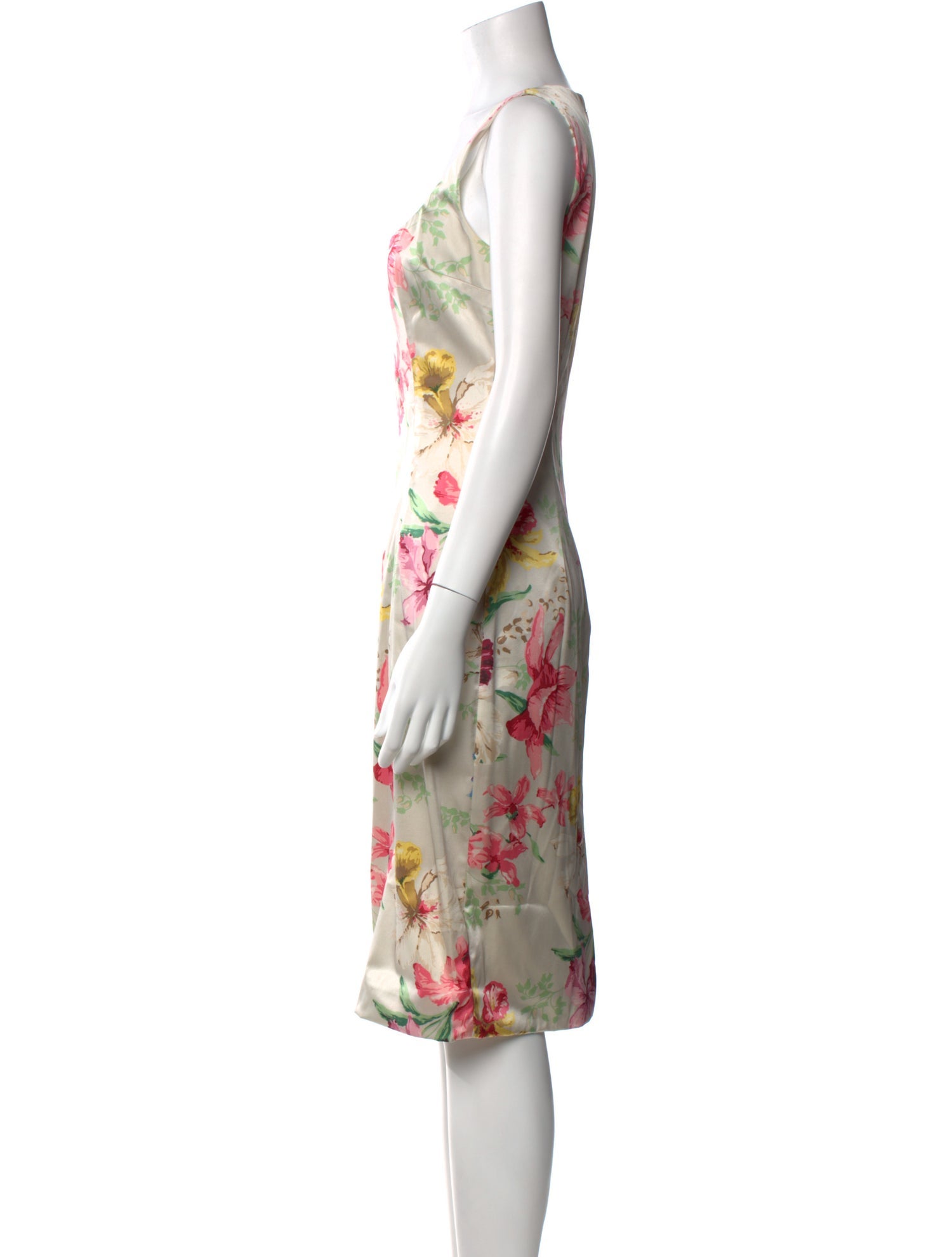 Dolce & Gabbana Silk Midi Length Dress