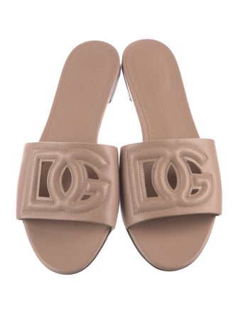 Dolce & Gabbana Leather Slides