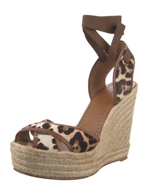 Dolce & Gabbana Ponyhair Printed Espadrilles