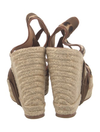 Dolce & Gabbana Ponyhair Printed Espadrilles