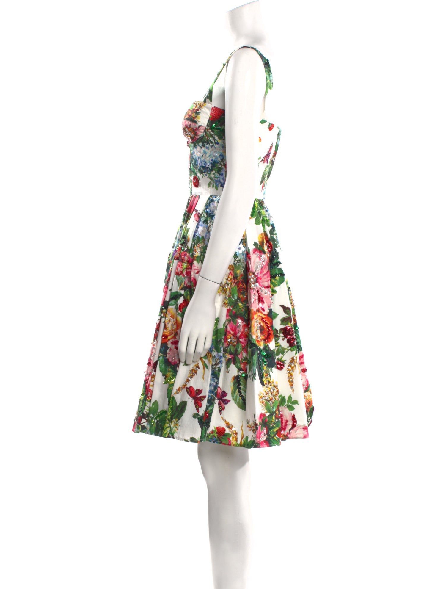 Dolce & Gabbana Printed Mini Dress w/ Tags