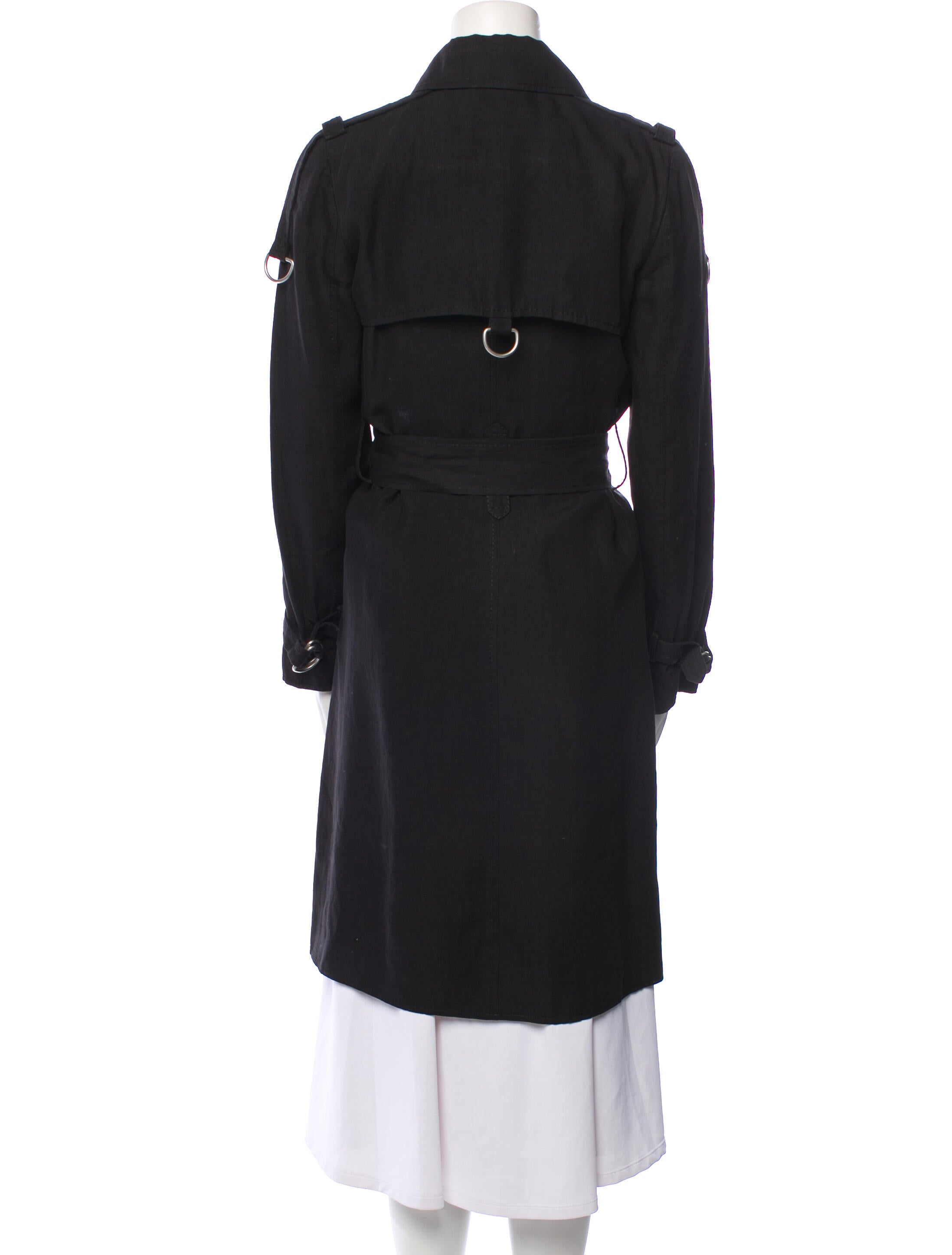 Dolce & Gabbana Linen Trench Coat