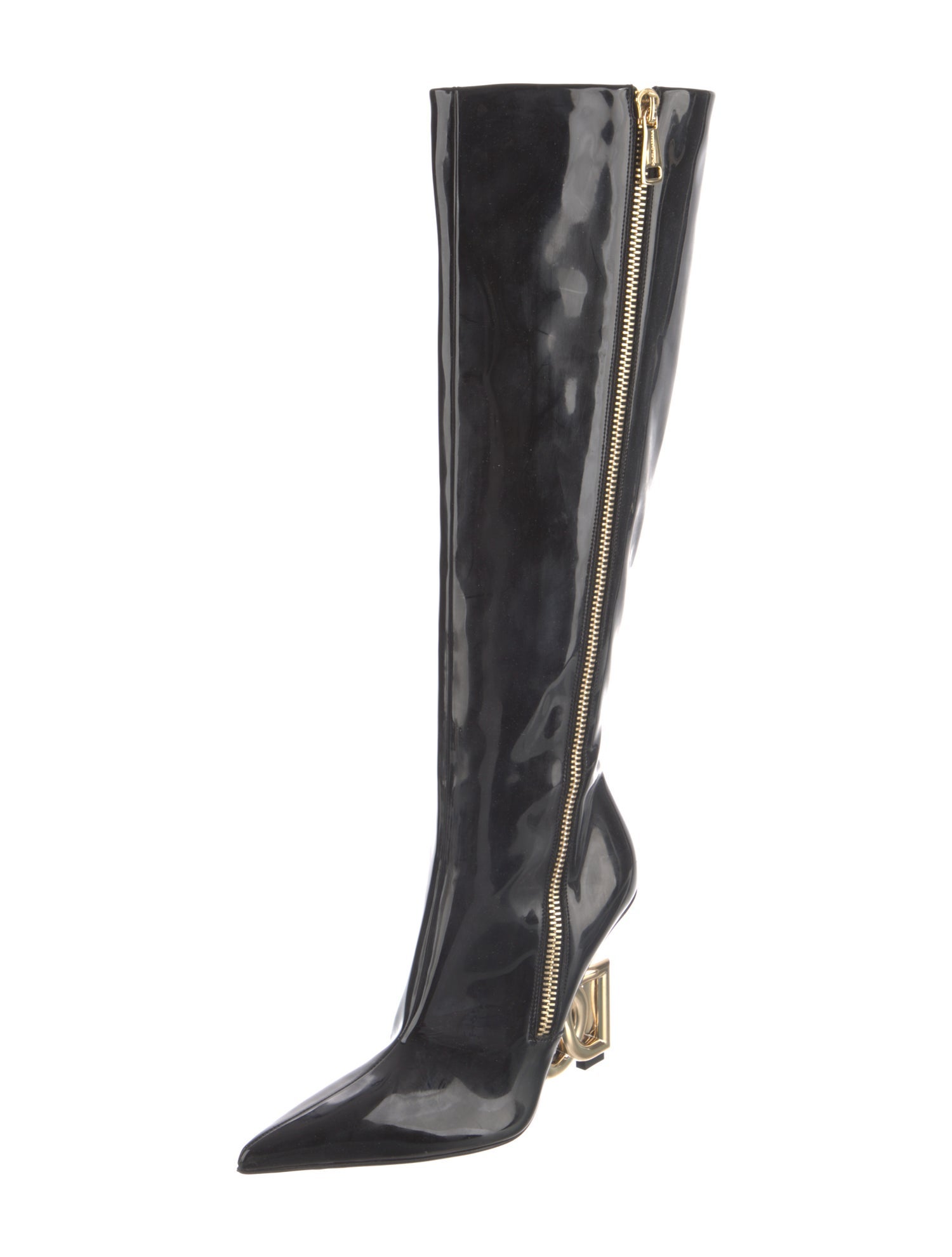 Dolce & Gabbana Patent Leather Boots