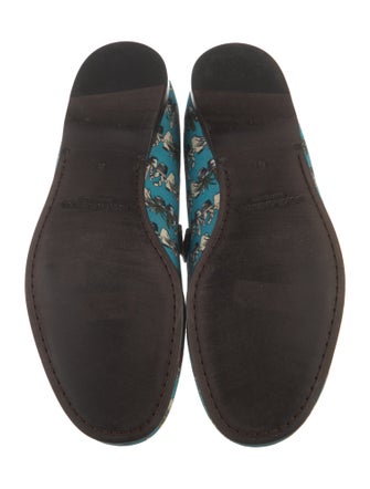 Dolce & Gabbana Canvas Printed Loafers