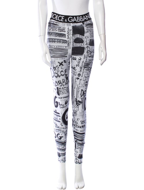 Dolce & Gabbana Nylon Printed Sweatpants