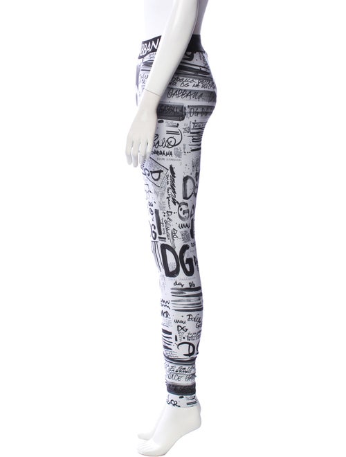 Dolce & Gabbana Nylon Printed Sweatpants
