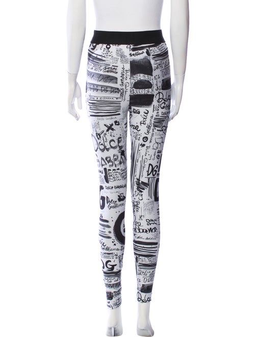 Dolce & Gabbana Nylon Printed Sweatpants