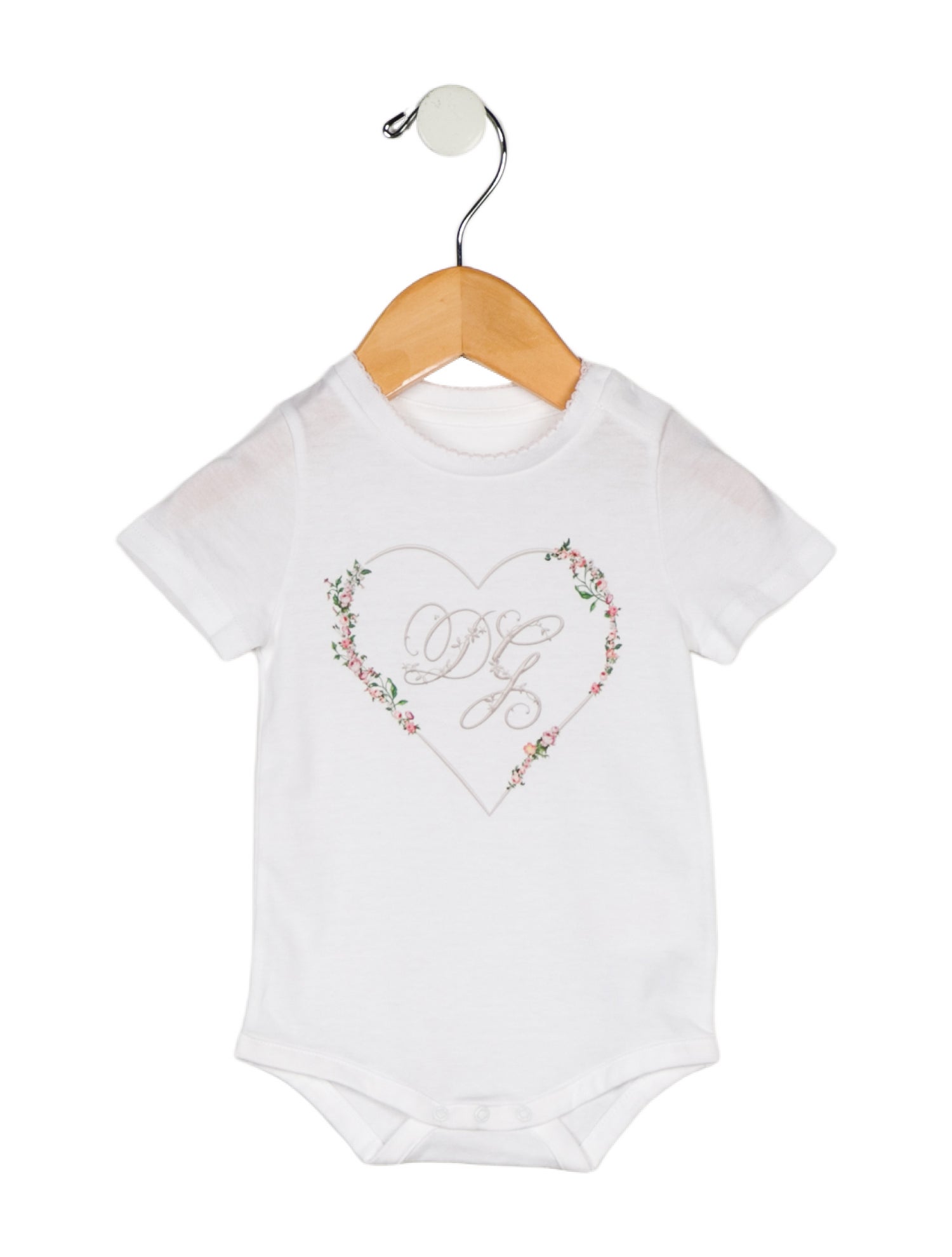 Dolce & Gabbana Infant Girls' Pattern Printed Short-Sleeve One-Piece