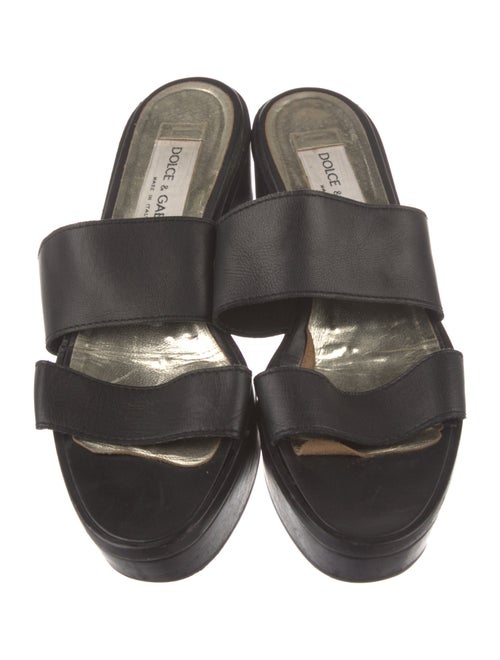 Dolce & Gabbana Leather Slides