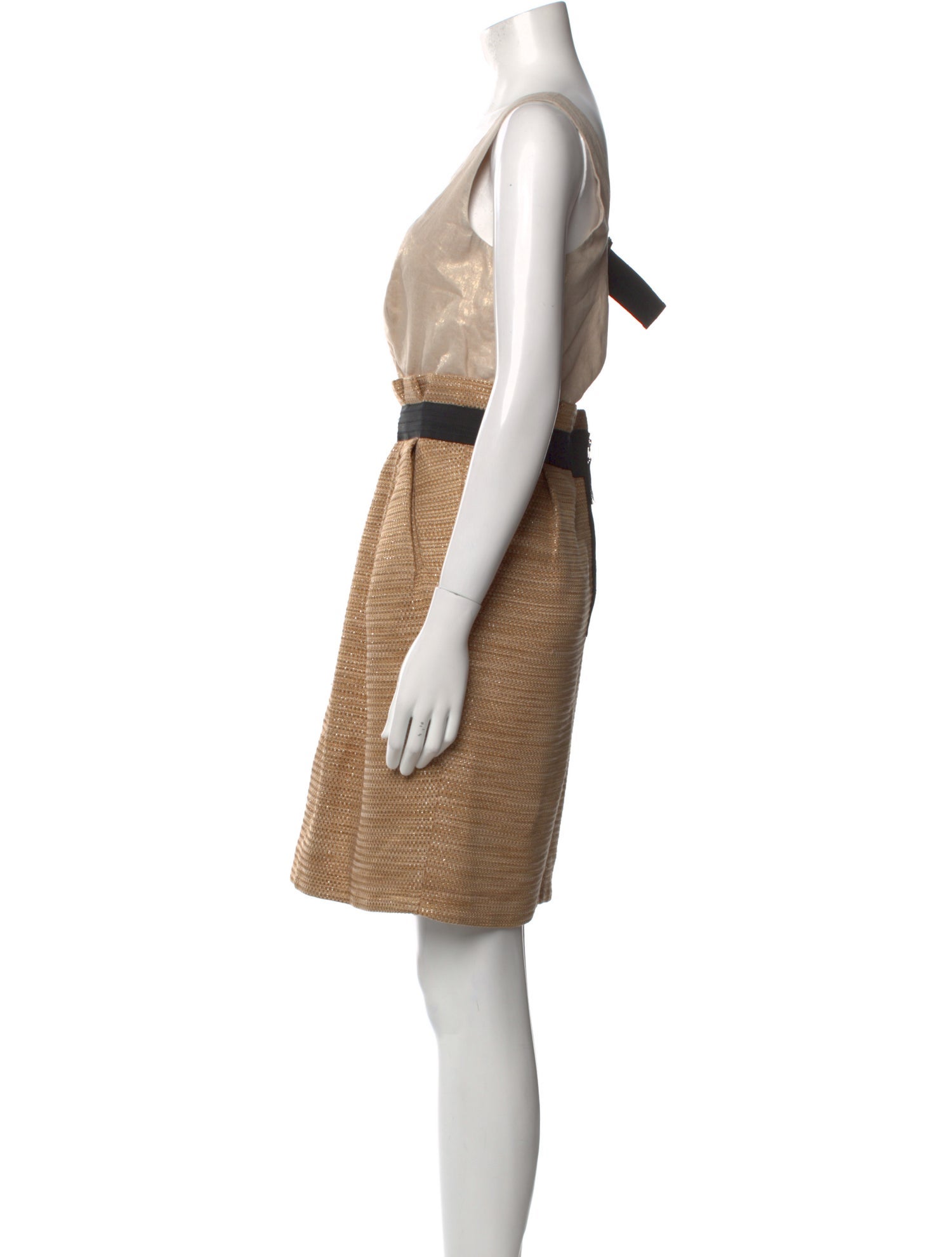 Dolce & Gabbana Scoop Neck Mini Dress