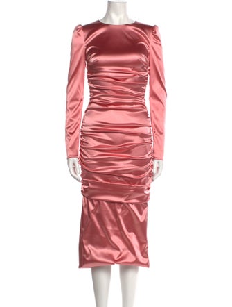 Dolce & Gabbana Bateau Neckline Long Dress