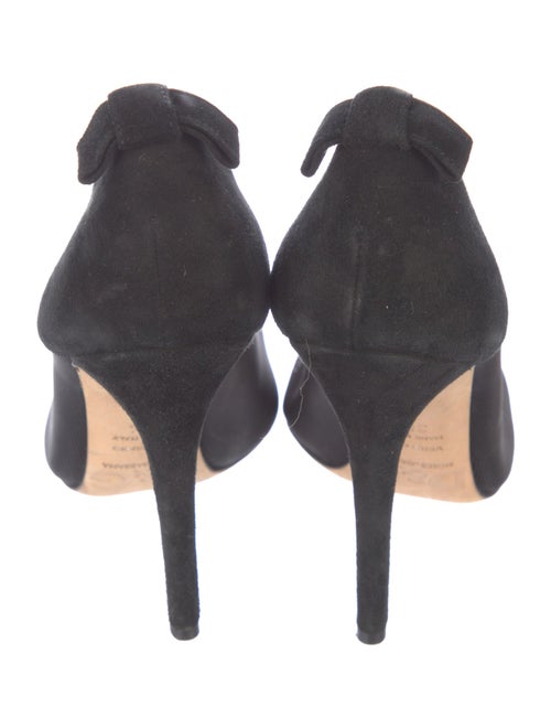 Dolce & Gabbana Canvas Mesh Accents Pumps