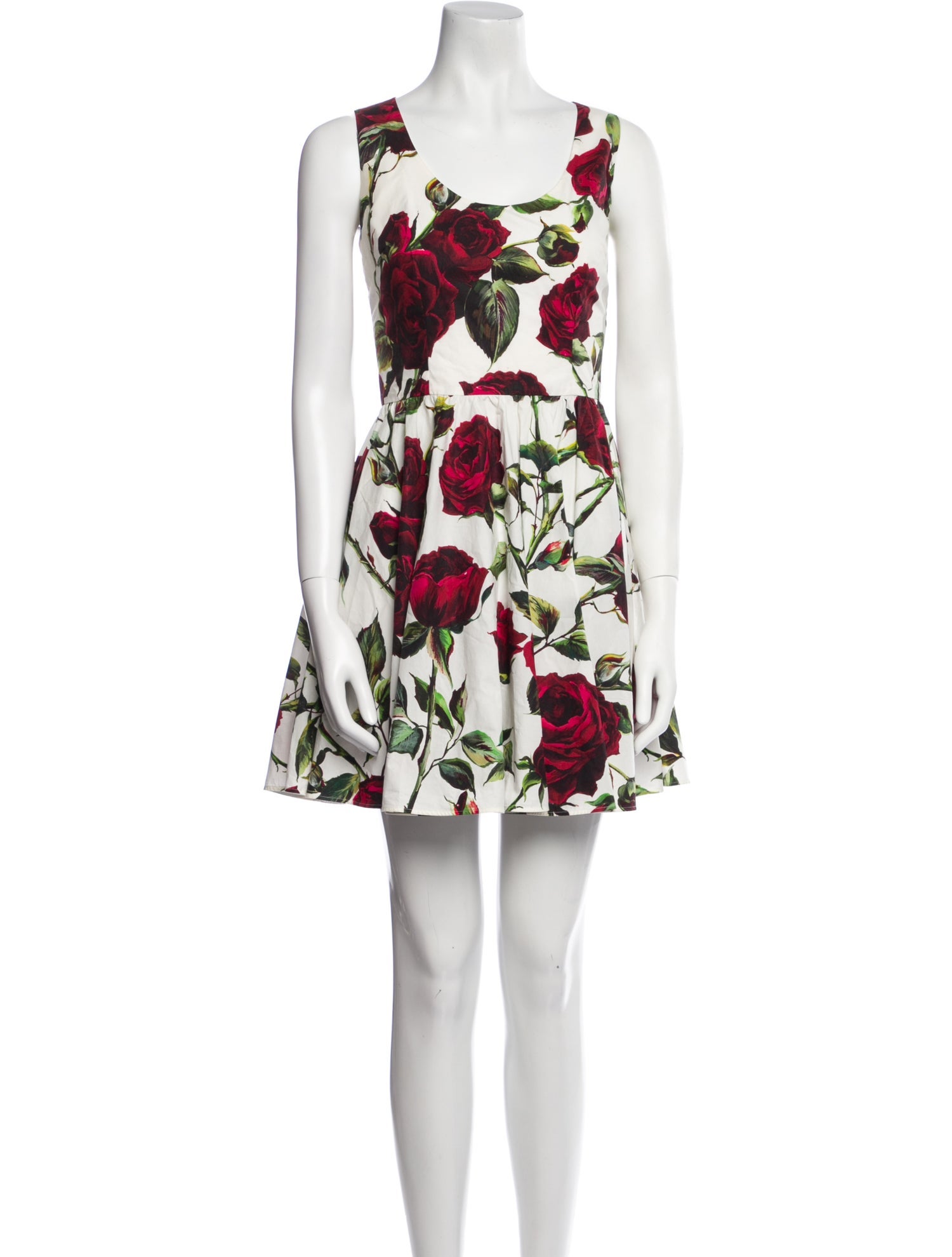 Dolce & Gabbana Floral Print Mini Dress