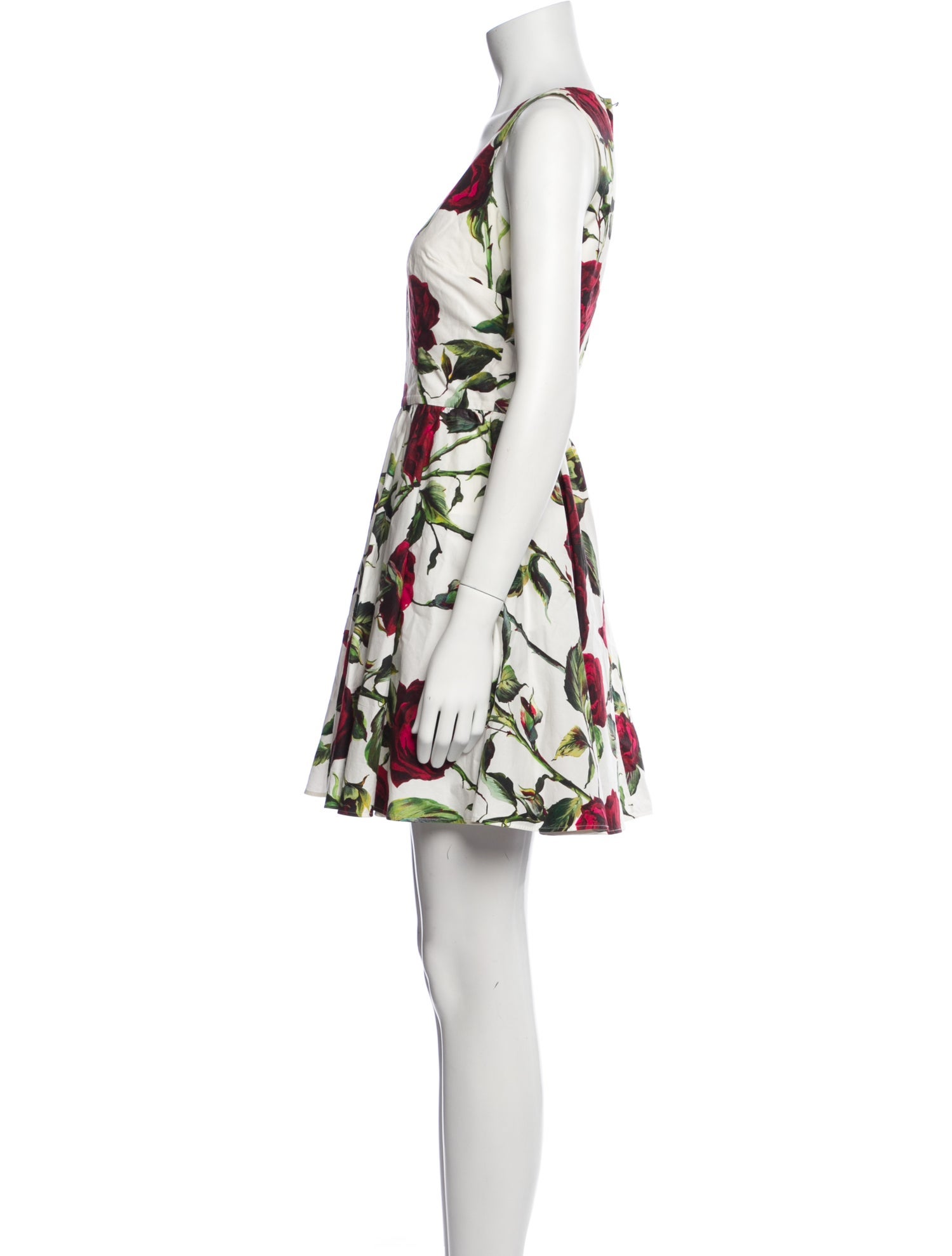 Dolce & Gabbana Floral Print Mini Dress