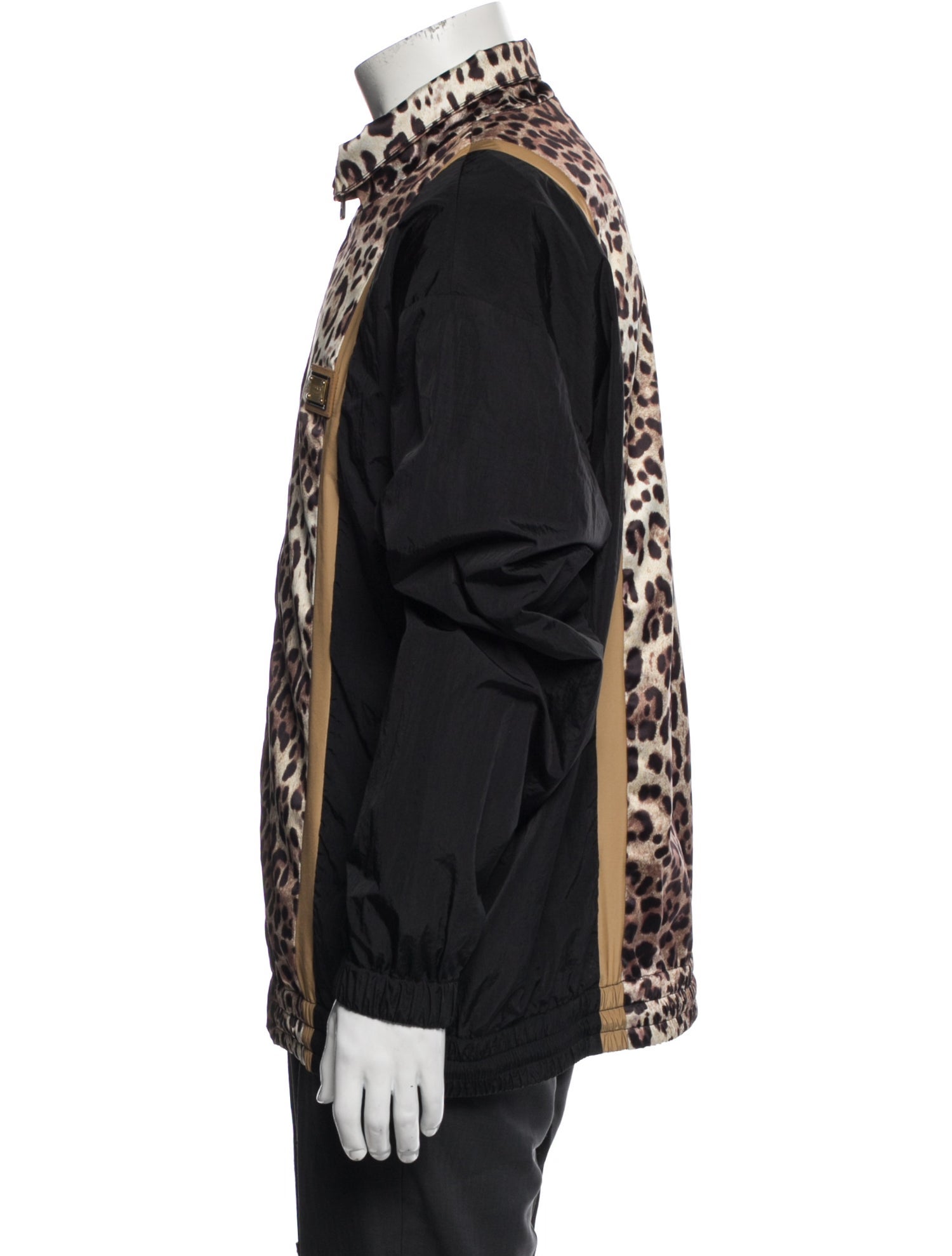 Dolce & Gabbana Animal Print Windbreaker