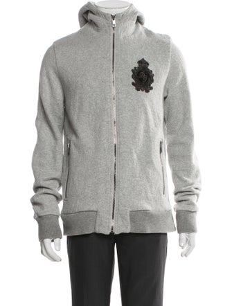 Dolce & Gabbana Virgin Wool Turtleneck Hoodie