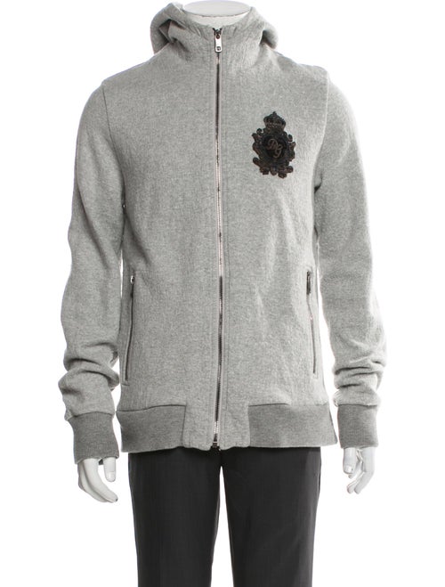Dolce & Gabbana Virgin Wool Turtleneck Hoodie