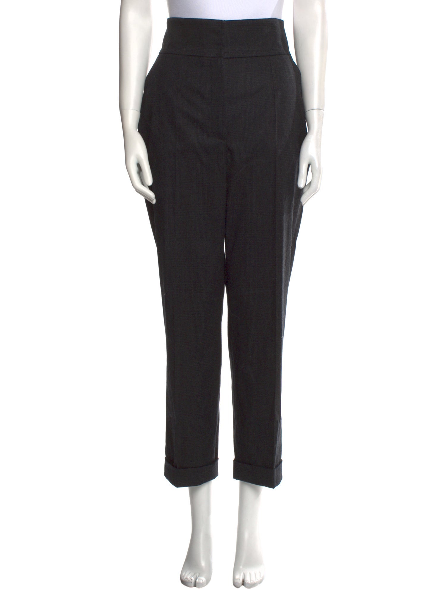 Dolce & Gabbana Virgin Wool Straight Leg Pants