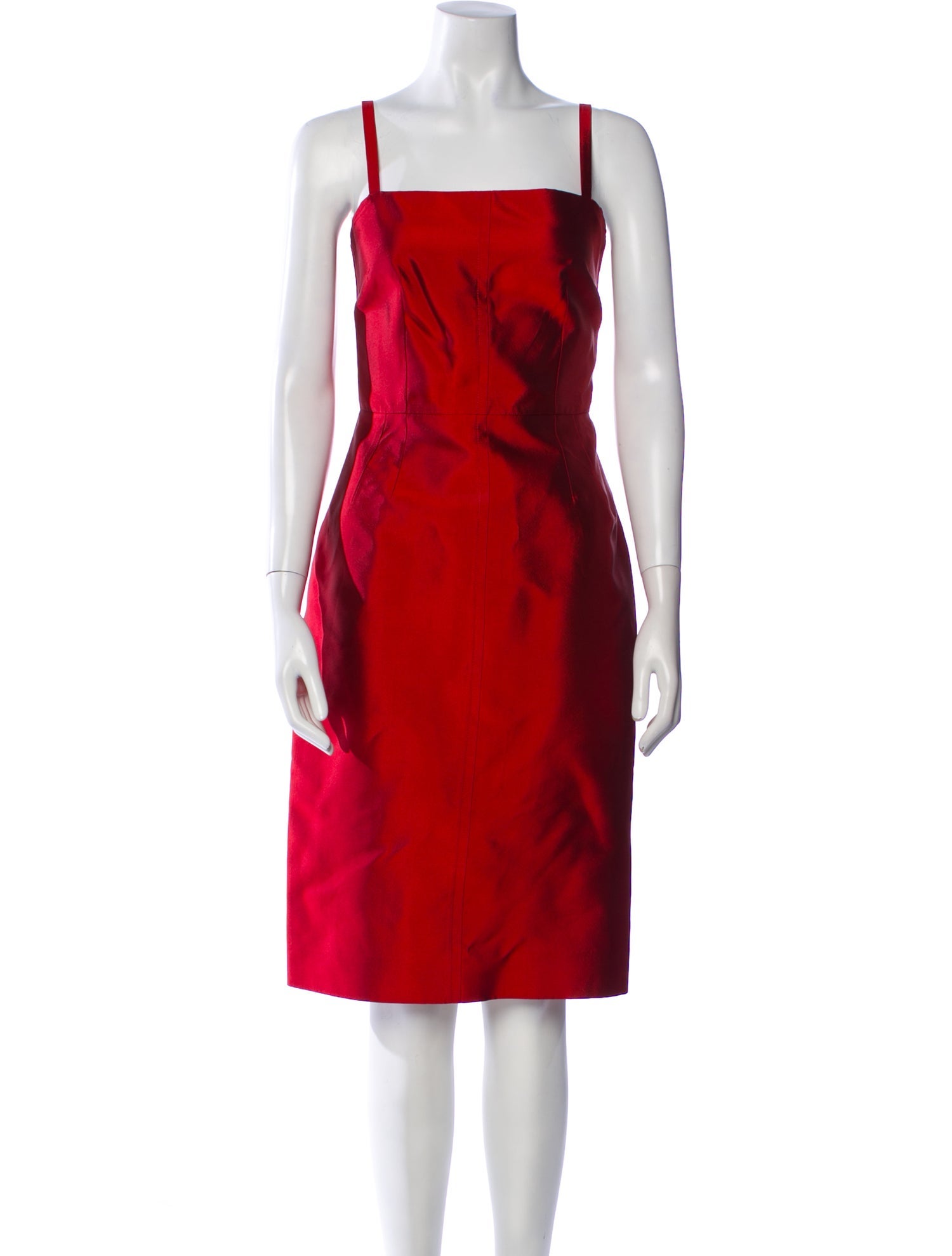 Dolce & Gabbana Silk Knee-Length Dress