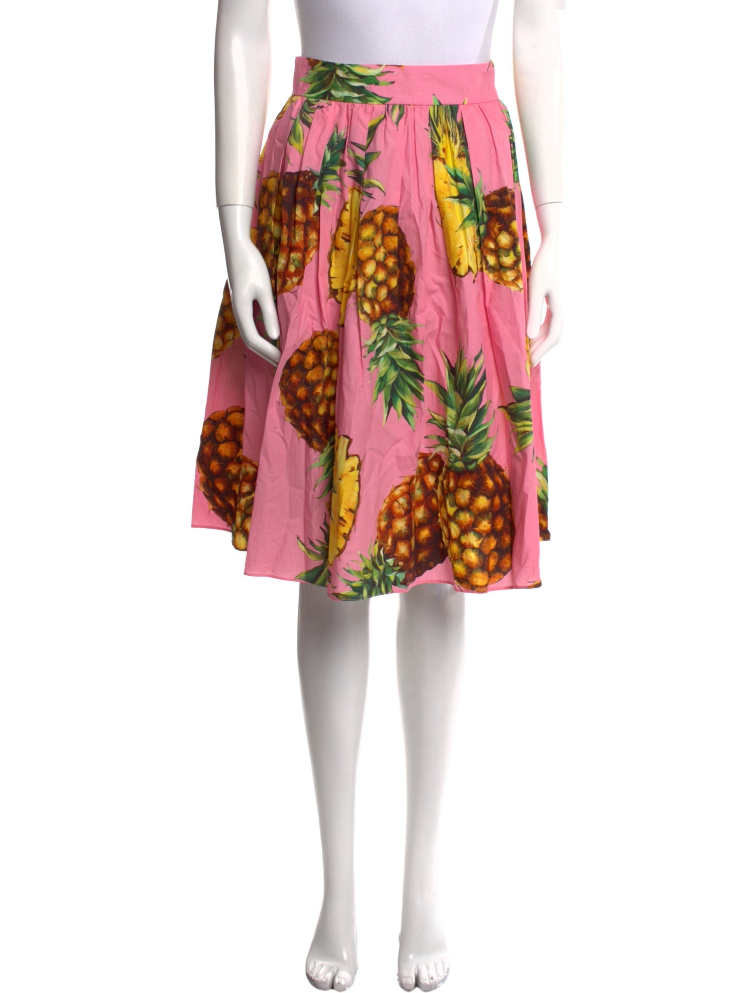 Dolce & Gabbana Printed Knee-Length Skirt