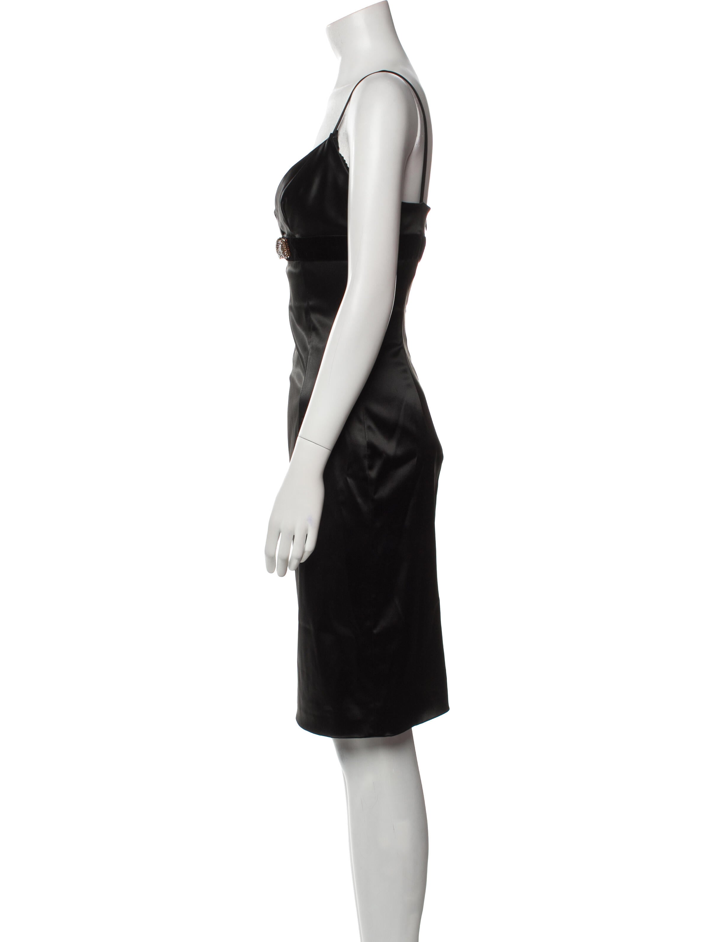 Dolce & Gabbana Satin Knee-Length Dress