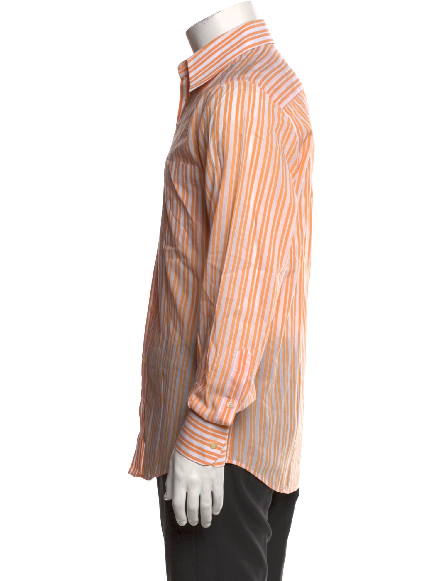 Dolce & Gabbana Striped Long Sleeve Dress Shirt