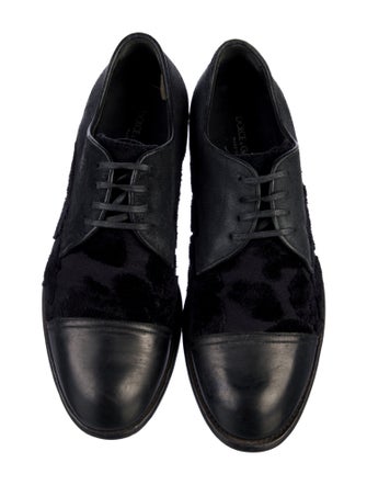 Dolce & Gabbana Leather Leather Trim Embellishment Derby Shoes