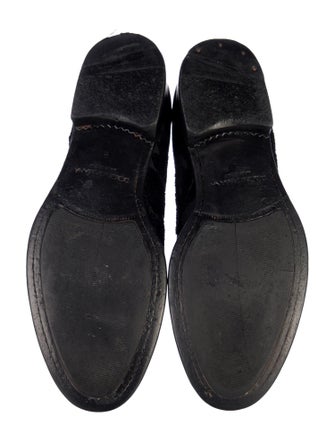 Dolce & Gabbana Leather Leather Trim Embellishment Derby Shoes