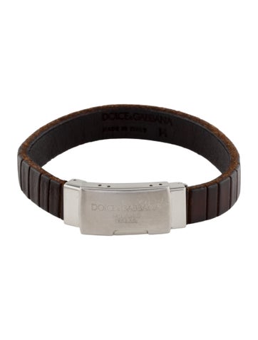 Dolce & Gabbana Bangle Leather Bracelet M