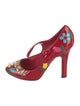 Dolce & Gabbana Patent Leather Patterned Pumps