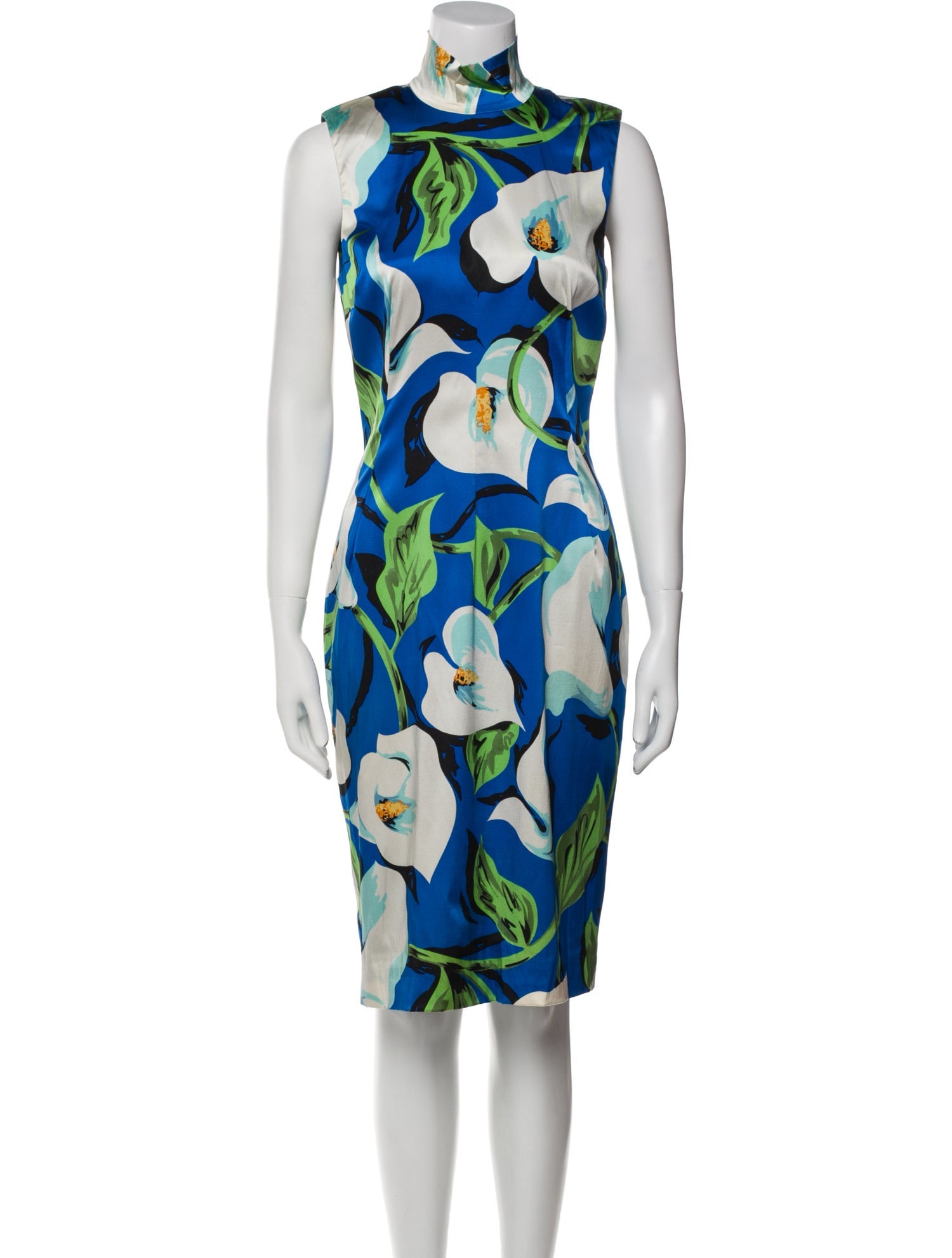 Dolce & Gabbana Silk Knee-Length Dress