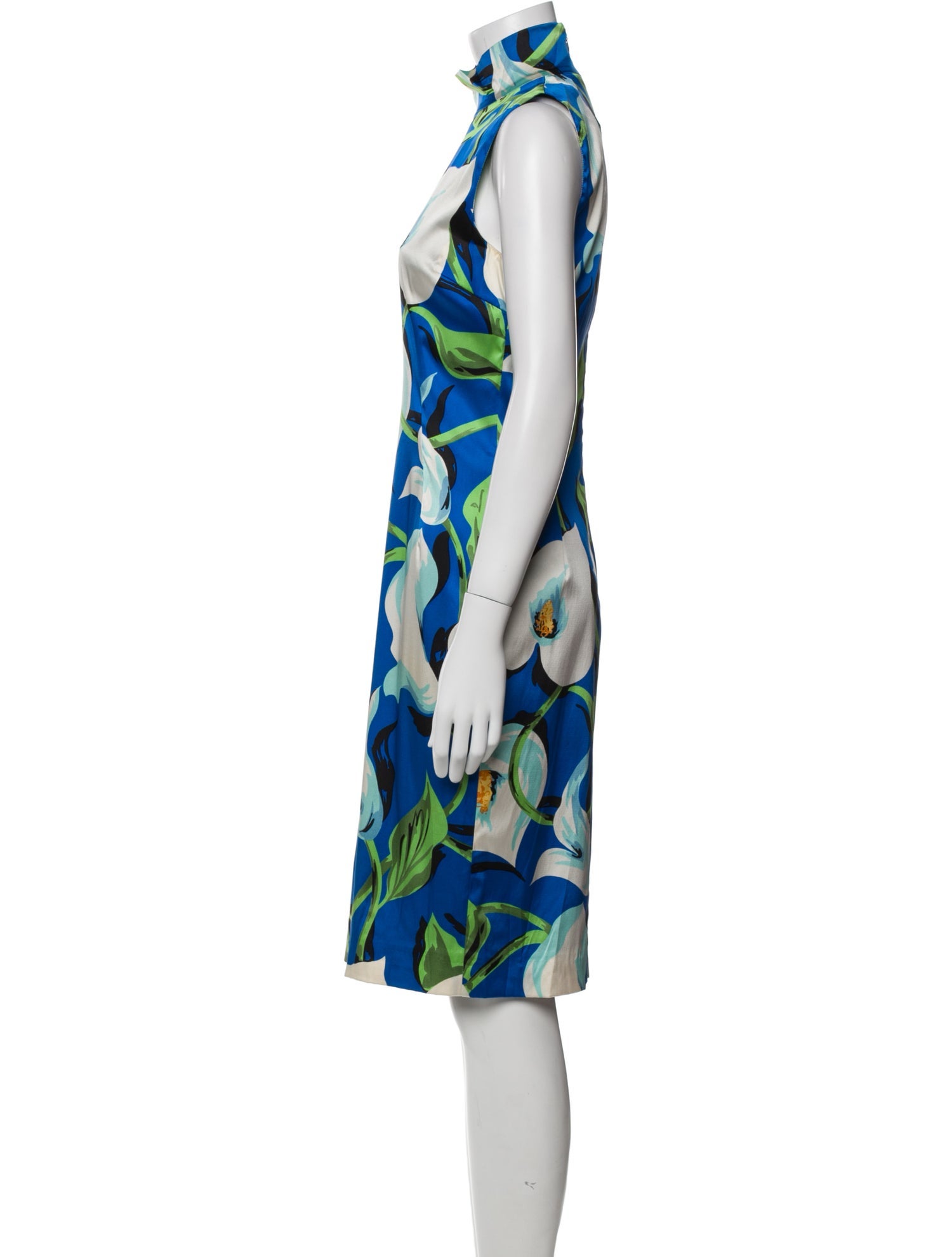 Dolce & Gabbana Silk Knee-Length Dress