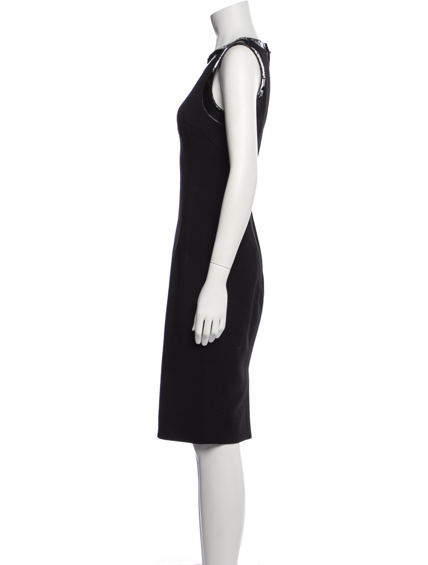 Dolce & Gabbana Virgin Wool Knee-Length Dress