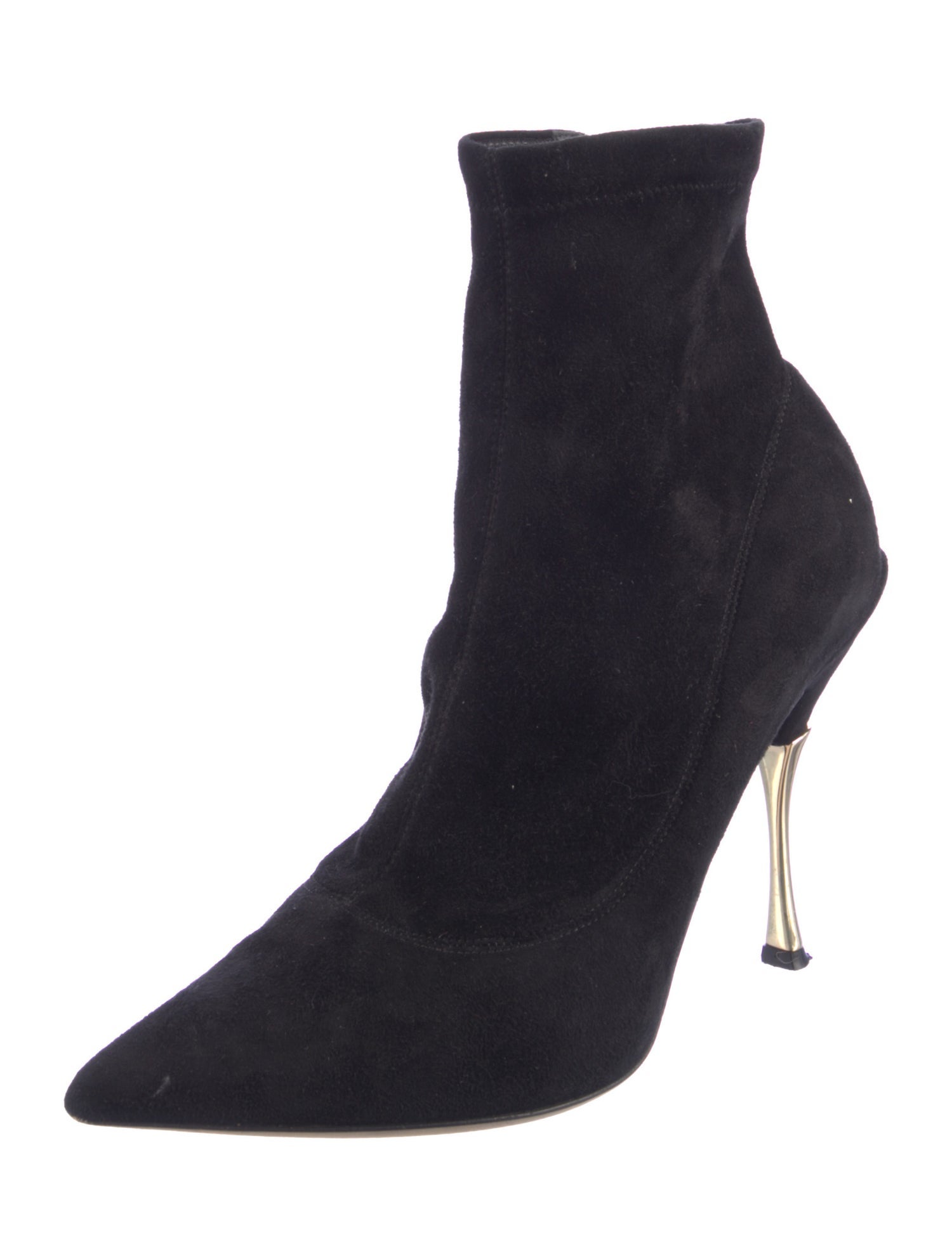 Dolce & Gabbana Suede Sock Boots