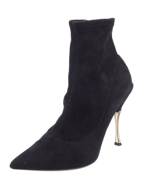 Dolce & Gabbana Suede Sock Boots