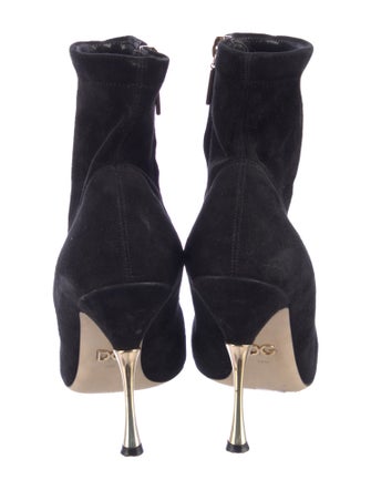 Dolce & Gabbana Suede Sock Boots