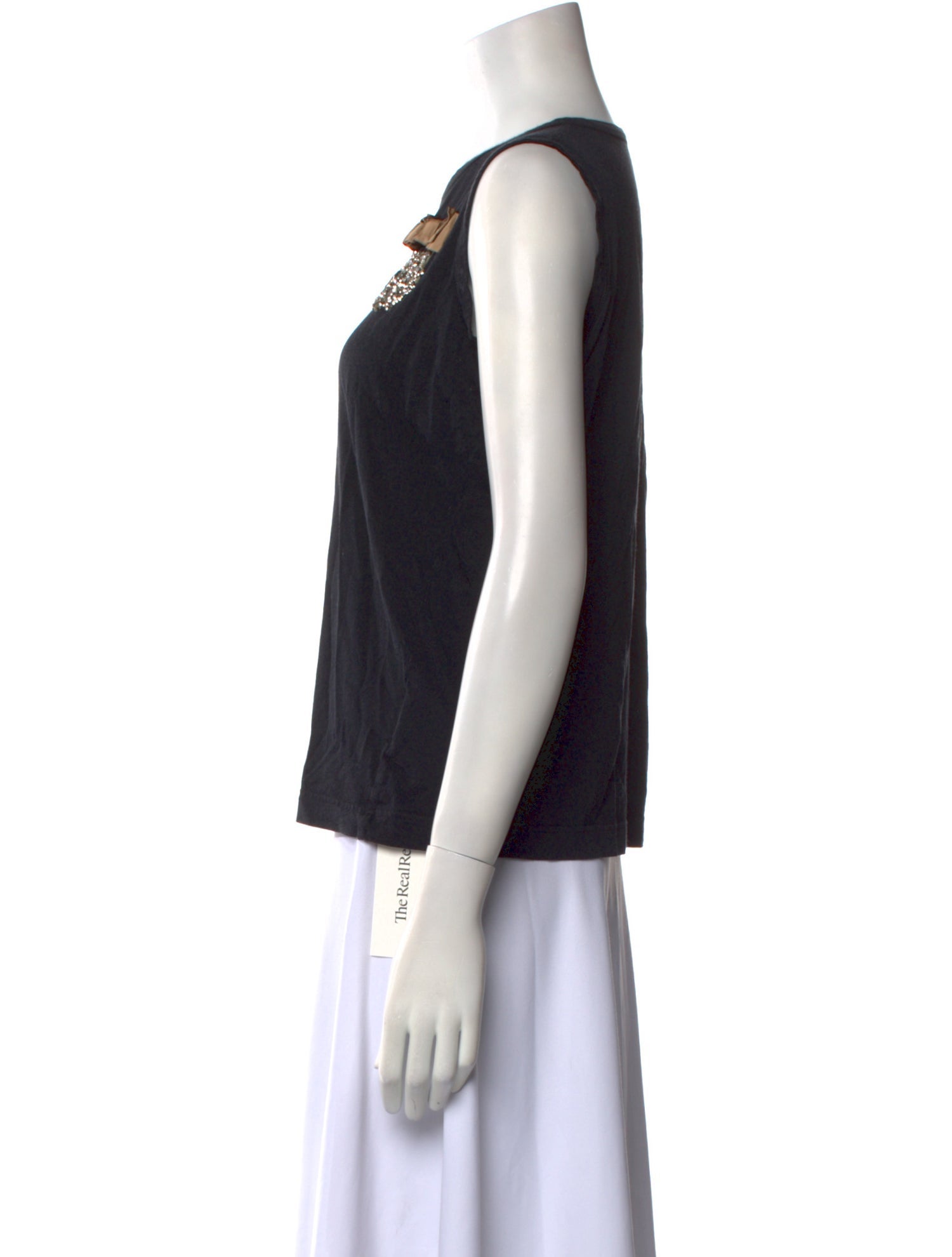 Dolce & Gabbana Crew Neck Sleeveless Top