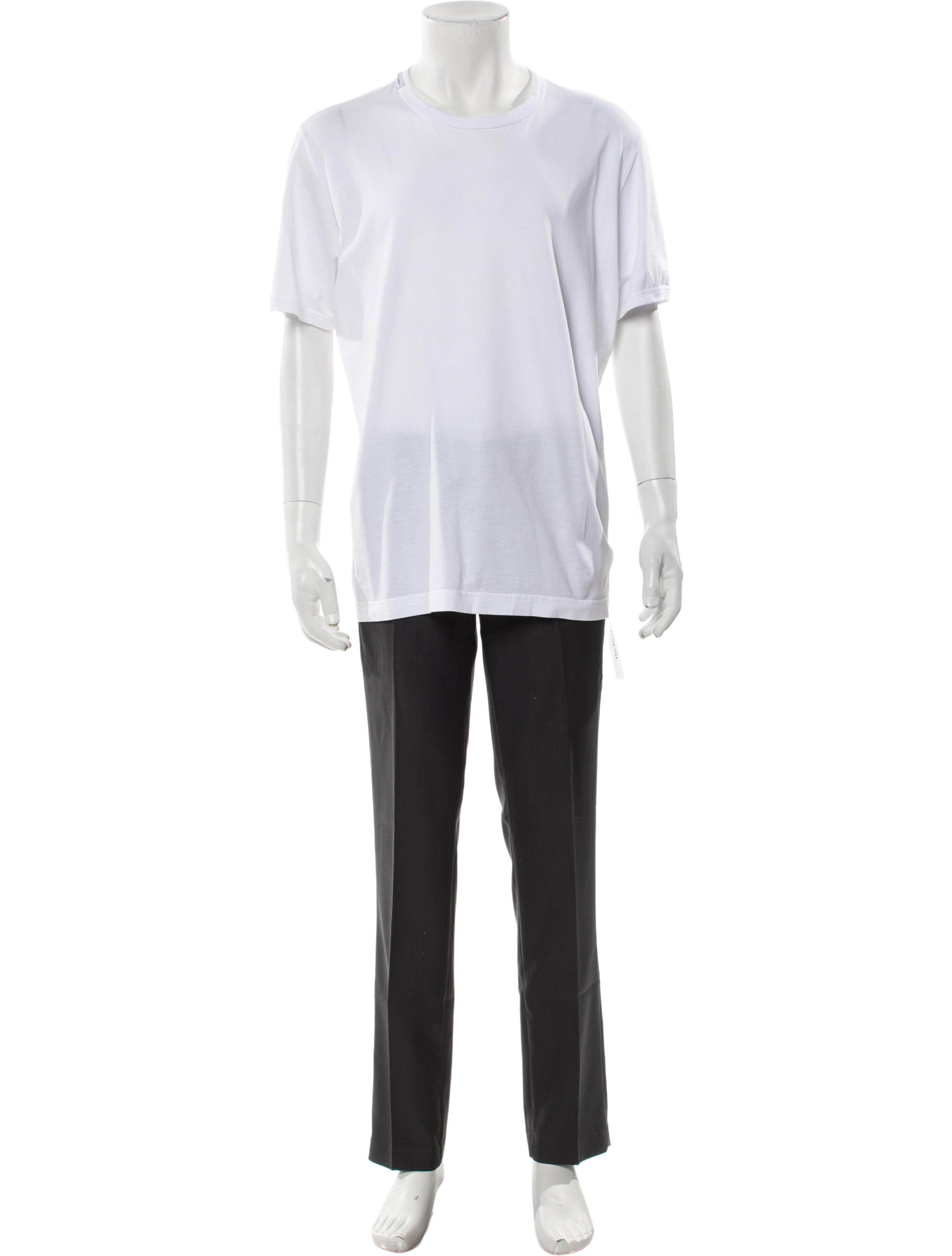 Dolce & Gabbana Scoop Neck Short Sleeve Henley