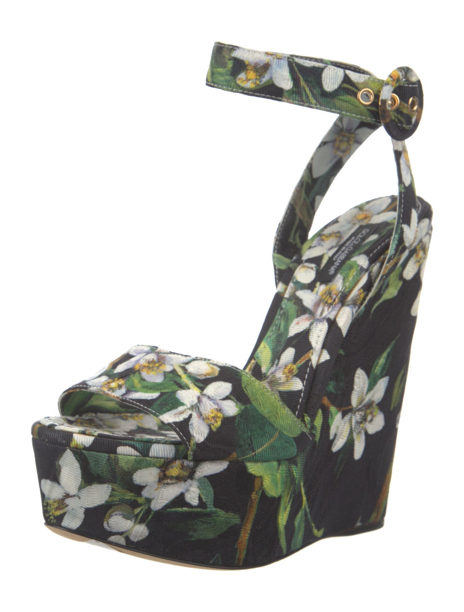 Dolce & Gabbana Floral Print Sandals
