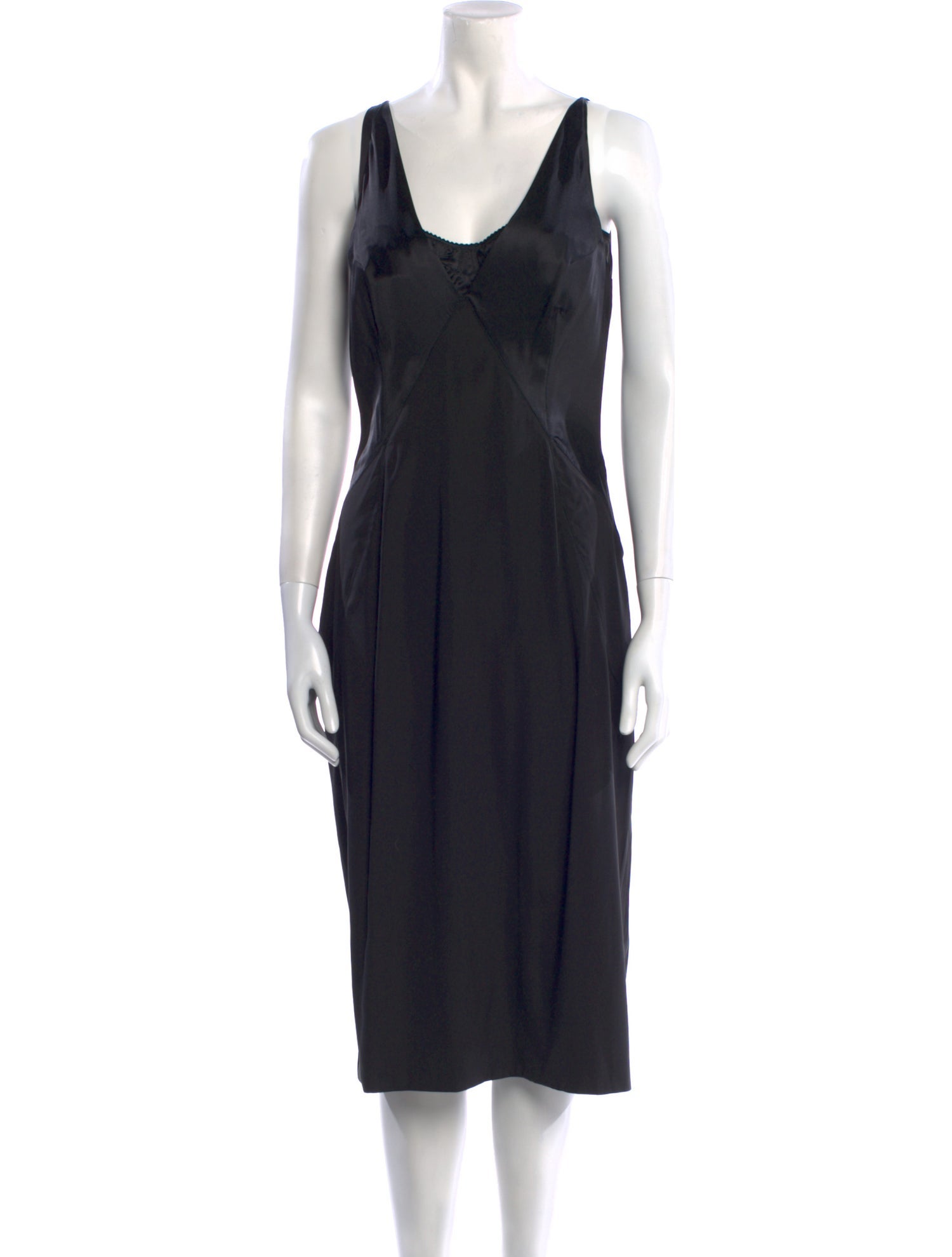 Dolce & Gabbana Silk Midi Length Dress