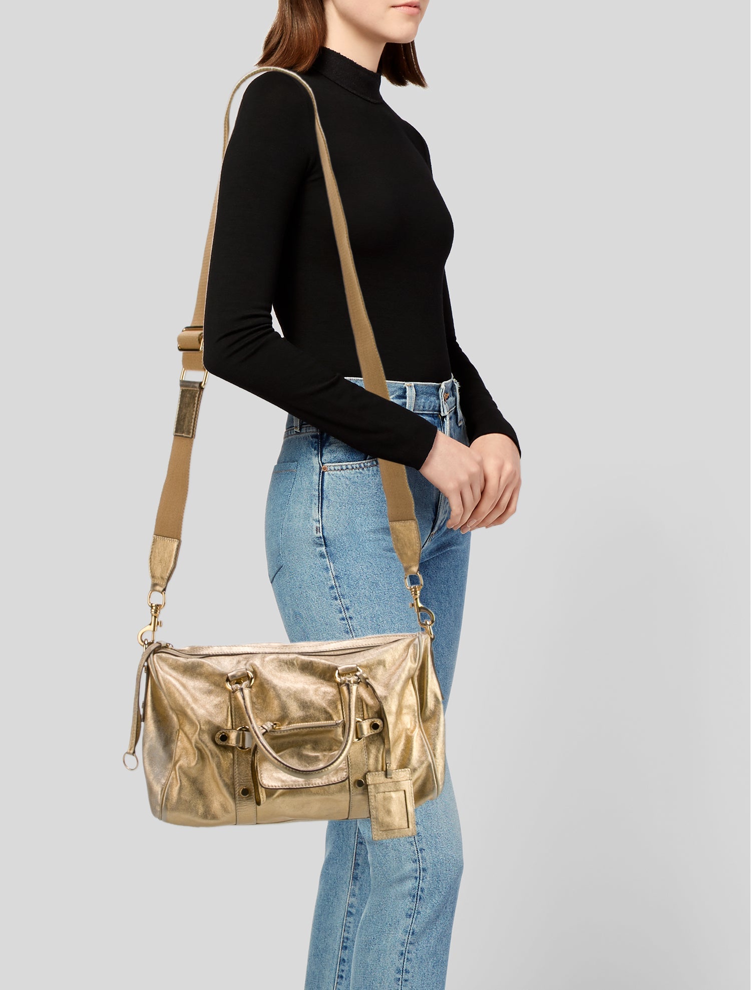 D&G Leather Top Handle Bag