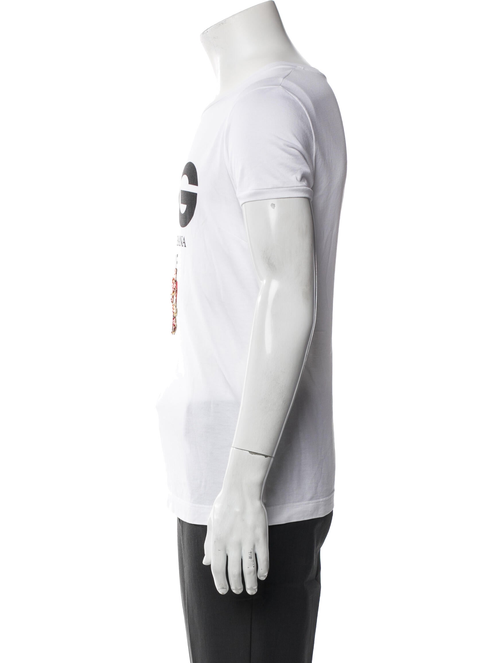 Dolce & Gabbana Graphic Print Crew Neck T-Shirt