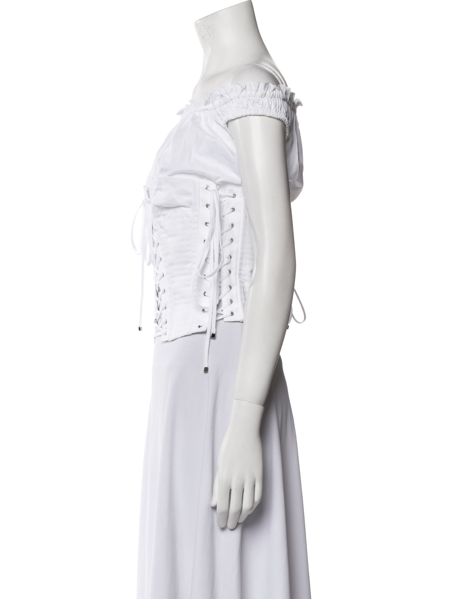 Dolce & Gabbana Off-The-Shoulder Short Sleeve Crop Top w/ Tags